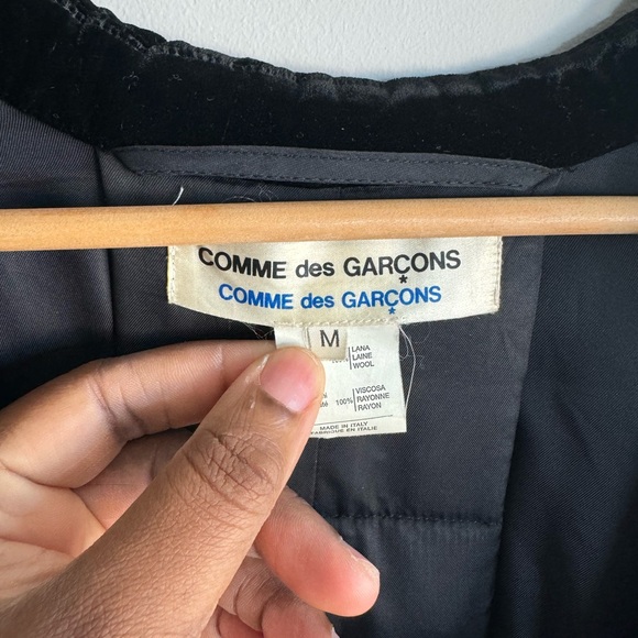 Commes Des Garçon medium cape style Lana wool coat… - Picture 7 of 12